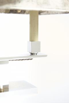 Art Deco Nickel Lamp - 4289257