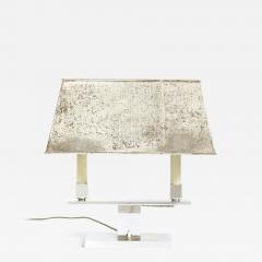 Art Deco Nickel Lamp - 4289363