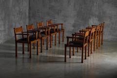 Art Deco Oak Armchairs Netherlands 1920s - 4632345