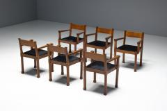 Art Deco Oak Armchairs Netherlands 1920s - 4632361