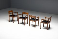 Art Deco Oak Armchairs Netherlands 1920s - 4632363