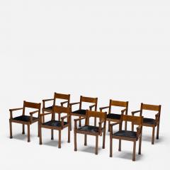 Art Deco Oak Armchairs Netherlands 1920s - 4632876