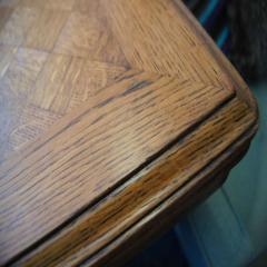 Art Deco Oak Parquet Dining Table - 2622822