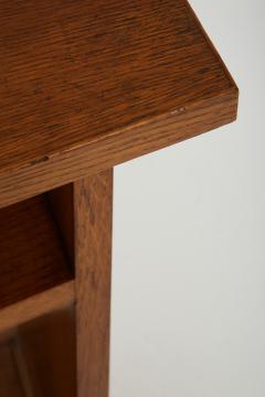 Art Deco Oak Side Table - 2627436