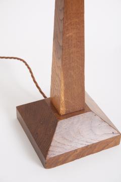 Art Deco Oak Table Lamp - 3920550