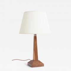 Art Deco Oak Table Lamp - 3922829