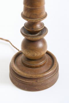 Art Deco Oak Table Lamp - 4161097