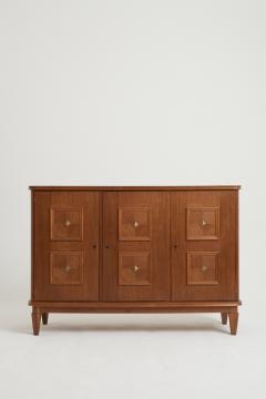 Art Deco Oak and Brass Sideboard - 3365023