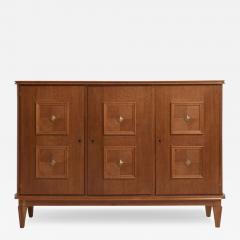 Art Deco Oak and Brass Sideboard - 3371952