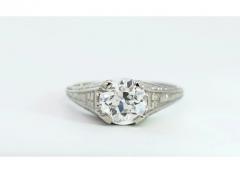 Art Deco Old European Cut Vintage Engagement Ring 1 69ct G VVS1 GIA - 3515302