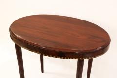 Art Deco Oval Lamp Table - 3710712