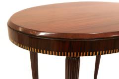 Art Deco Oval Lamp Table - 3710714