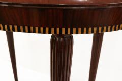 Art Deco Oval Lamp Table - 3710716