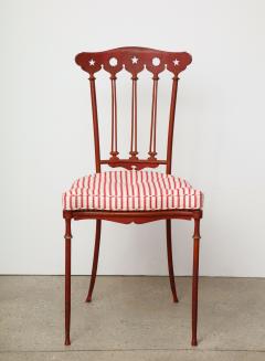 Art Deco Painted Iron Chair - 1014867