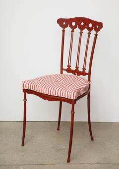 Art Deco Painted Iron Chair - 1014869