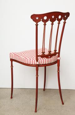 Art Deco Painted Iron Chair - 1014872
