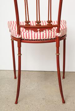 Art Deco Painted Iron Chair - 1014873