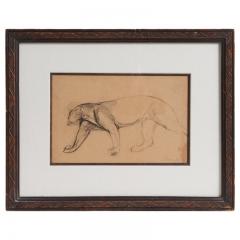 Art Deco Panther Drawing - 3493664