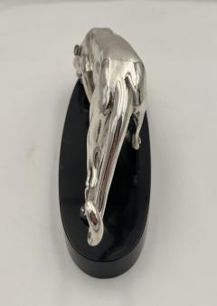 Art Deco Panther Sculpture Silver Plated France circa 1930 - 3567642