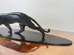 Art Deco Panther Sculpture Solid Bronze France circa 1930 - 3935853