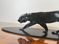 Art Deco Panther Sculpture Solid Bronze France circa 1930 - 3935857