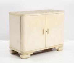 Art Deco Parchment Fitted Four Drawer Chest - 2463445