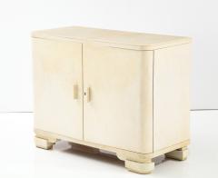 Art Deco Parchment Fitted Four Drawer Chest - 2463446