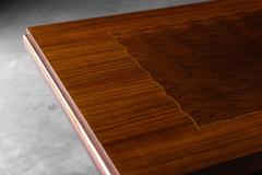 Art Deco Parquetry Dining Table France 1930s - 4458343