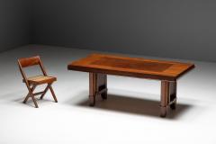 Art Deco Parquetry Dining Table France 1930s - 4458363