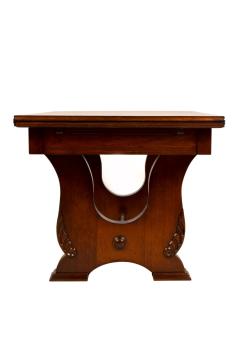 Art Deco Period Oak Dining Kitchen Library Table France c a 1920 s - 4748914