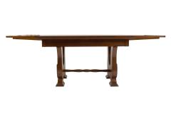 Art Deco Period Oak Dining Kitchen Library Table France c a 1920 s - 4748917