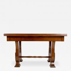 Art Deco Period Oak Dining Kitchen Library Table France c a 1920 s - 4751130