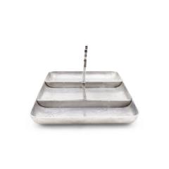 Art Deco Pewter Horse Ashtray - 4197107
