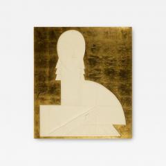 Art Deco Plaster Relief Portrait of a Woman - 4485344
