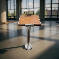 Art Deco Podium Machine Age Hostess Stand or Register Stand circa 1930s - 4320636