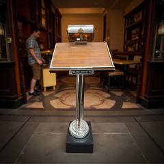 Art Deco Podium Machine Age Hostess Stand or Register Stand circa 1930s - 4320637