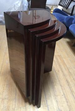 Art Deco Rare 4 Quarter Coffee Table Stackable in Nest Table - 615614