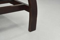 Art Deco Reclining Lounge Chair with Footstool Europe 1930s - 4398924