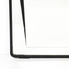 Art Deco Reversed Eglomise Geometric Etched Mirror with Black Lacquer Detailing - 4403363