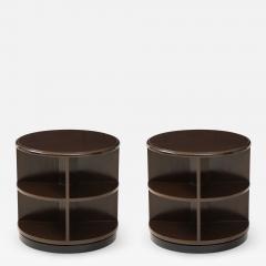 Art Deco Revolving Bookcase Side Tables - 1196229