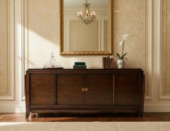 Art Deco Rosewood Sideboard Credenza France Circa 1940 s - 4478579