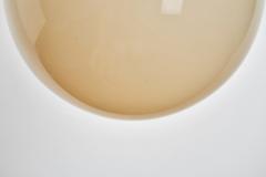 Art Deco Round Opal Glass Wall Light Denmark ca 1930s - 4746992