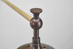 Art Deco Round Opal Glass Wall Light Denmark ca 1930s - 4746995