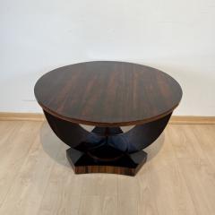 Art Deco Round Side Table Rosewood Veneer France circa 1930 - 3155918