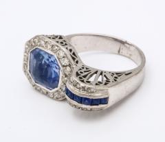 Art Deco Sapphire and Diamond Ring - 744294