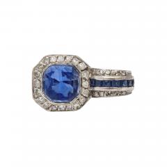 Art Deco Sapphire and Diamond Ring - 745201
