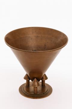 Art Deco Scandinavian Modern Vase in Bronze 1930s - 4606229