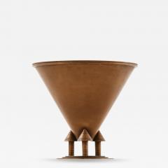 Art Deco Scandinavian Modern Vase in Bronze 1930s - 4606359