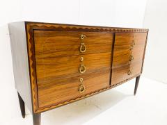 Art Deco Sculpted Wooden Sideboard Chest of Drawers - 2921197