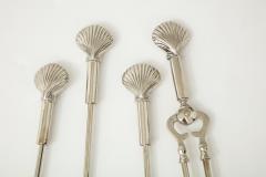 Art Deco Shell Handled Fireplace Tools - 934657